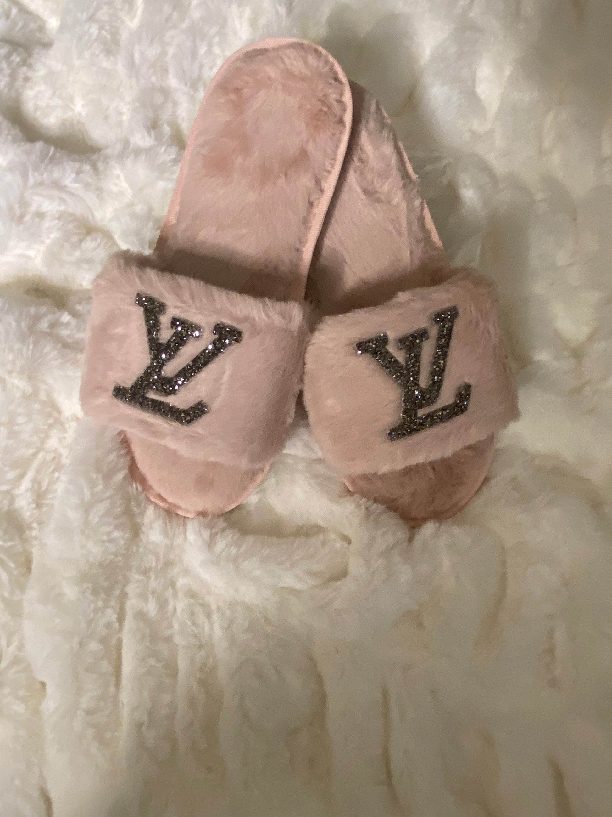 Lv 2025 slippers pink